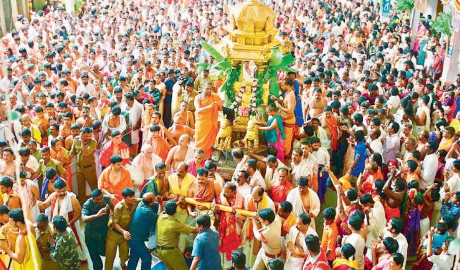 Mantralayam Temple Festivals Celebrated