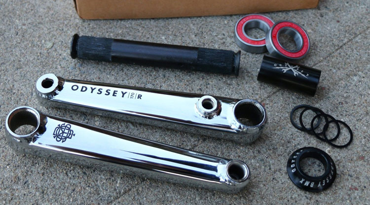 3 Piece BMX Cranks