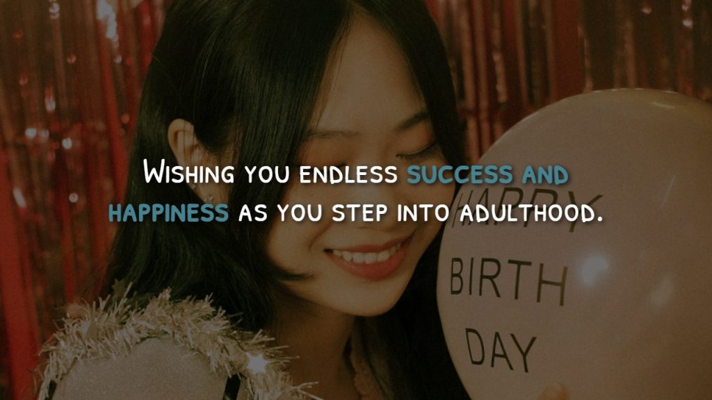 21st Birthday Wishes for a Girl