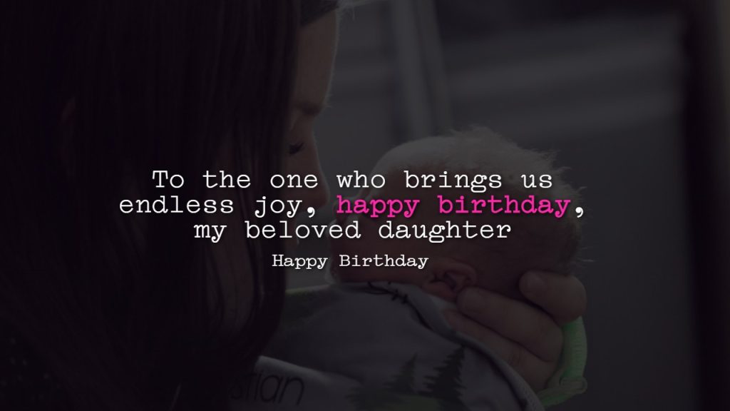 Happy Birthday Wishes For Daughter In English