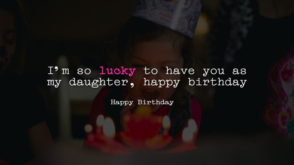 Simple Birthday Wishes For Daughter