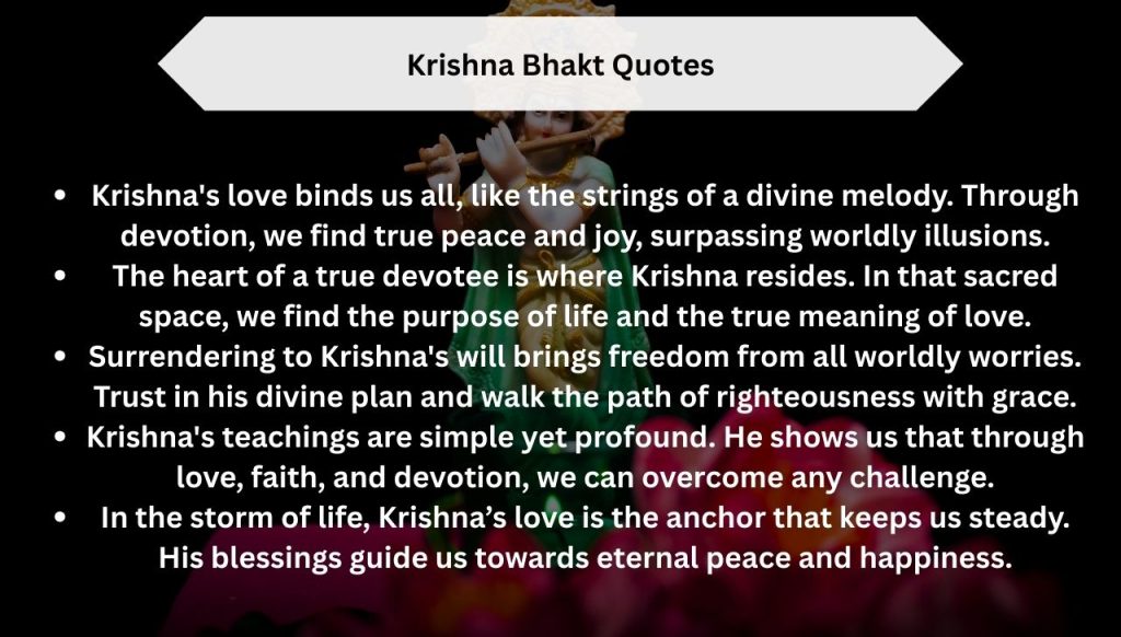 Krishna Bhakt Quotes