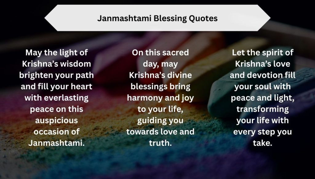 Janmashtami Blessing Quotes